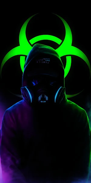 Amoled, Oled, Light, Green, Cap Full HD iPhone Wallpaper Background