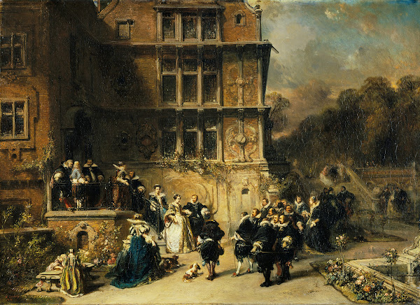 Court Reception at a Château 1851