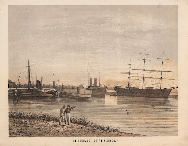 Buitenhaven te Vlissingen 1864