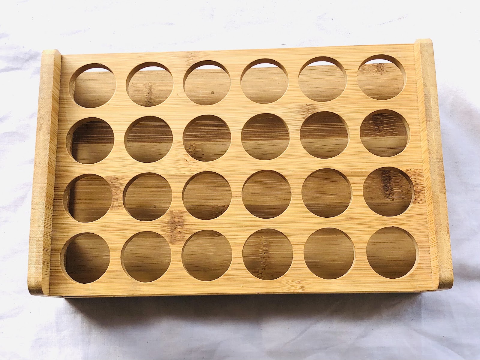 24 Holes Shot Wooden Rack
