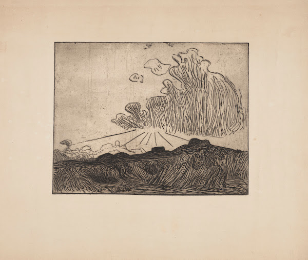 Effet du soleil dans un nuage 1893