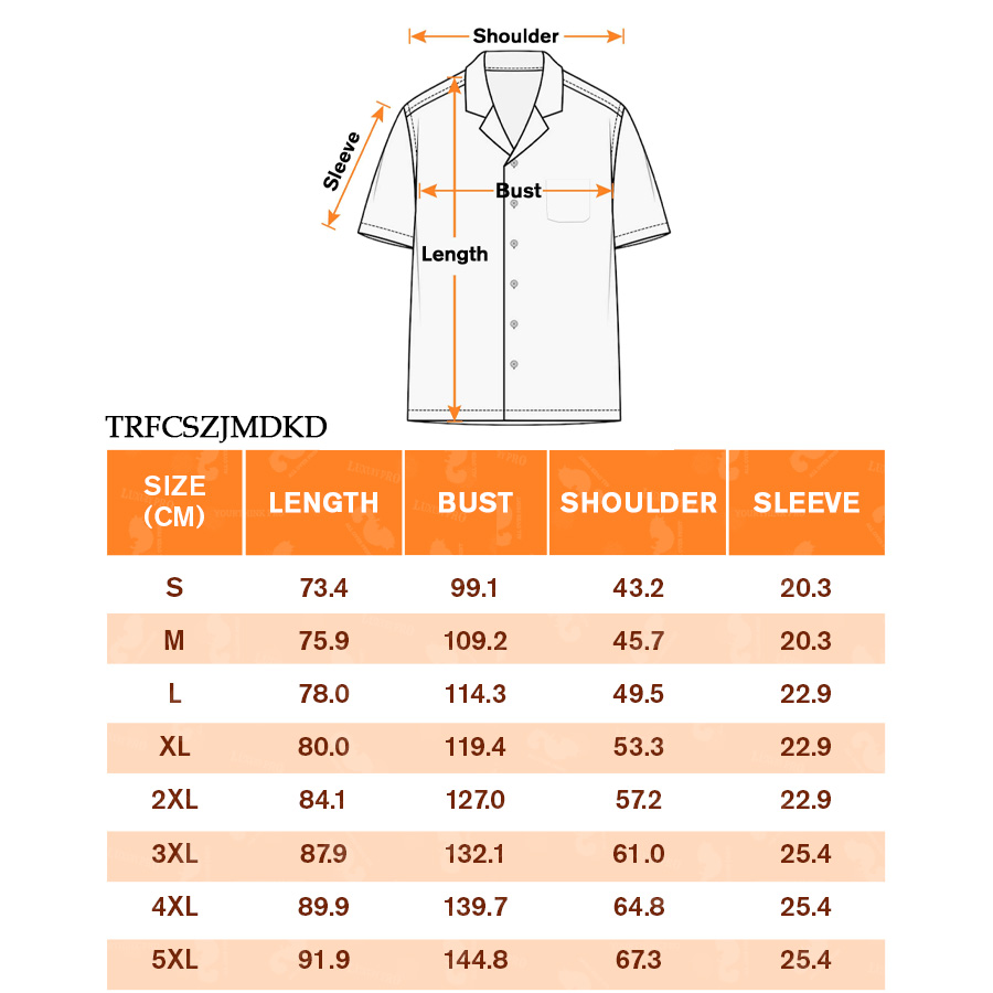 AOP TRF Brazilian collar shirt with bamboo and linen pockets