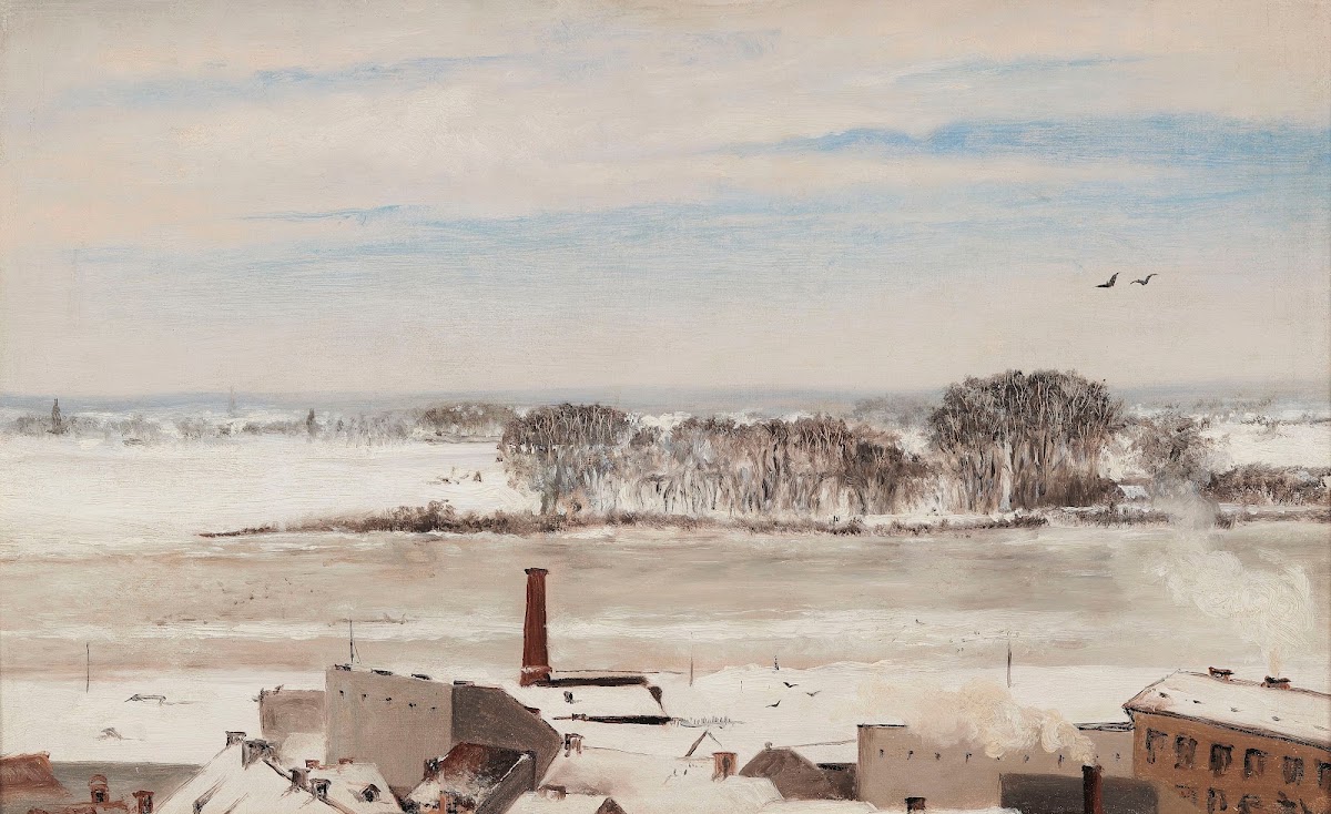 View from the conservatory windows 1877