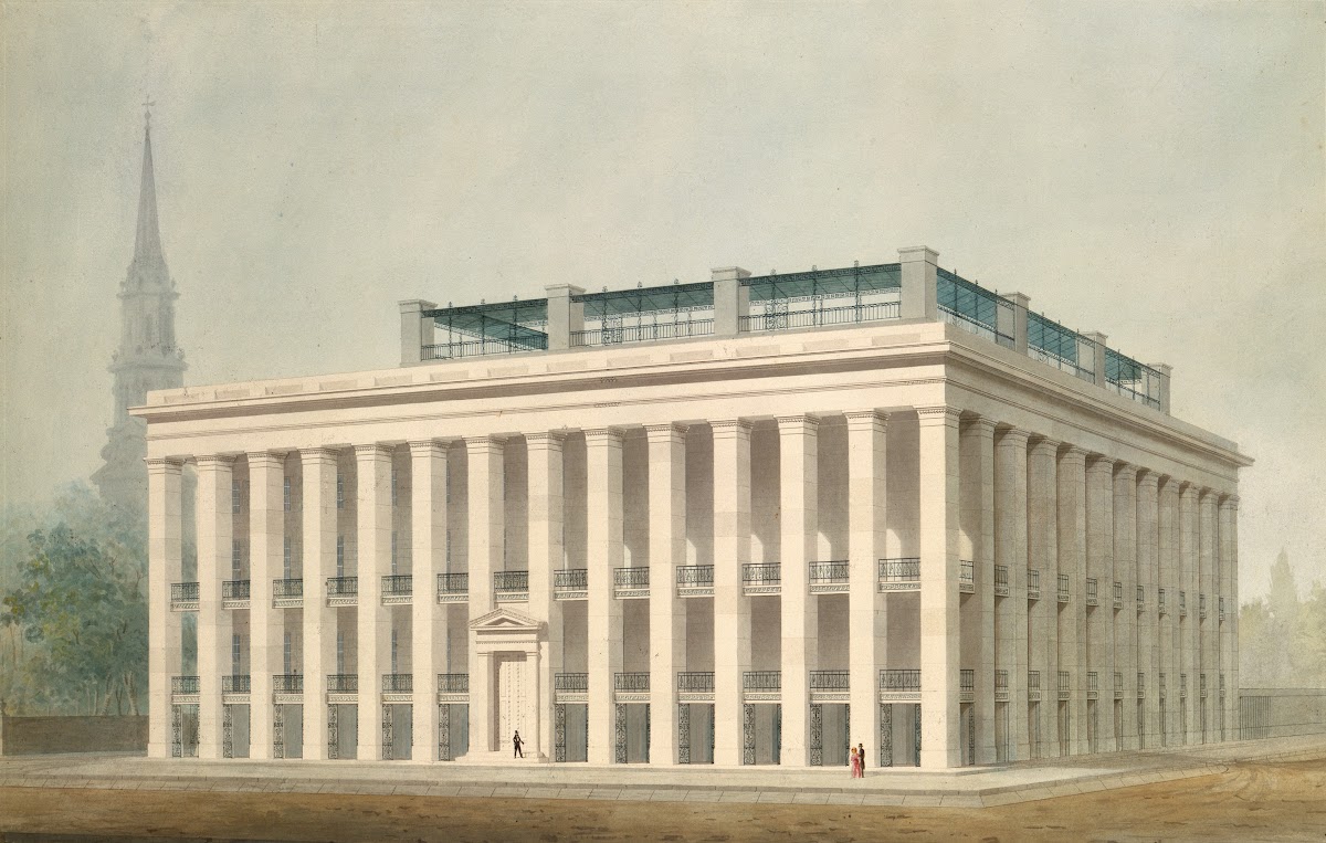 Proposal for Astor House Park Hotel New York perspective ca 183034