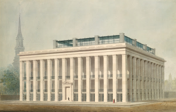 Proposal for Astor House Park Hotel New York perspective ca 183034