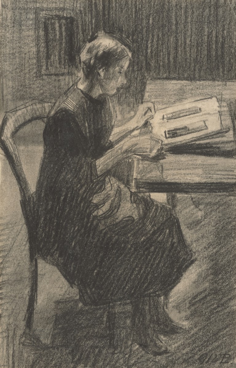 Woman Reading at the Table 1912