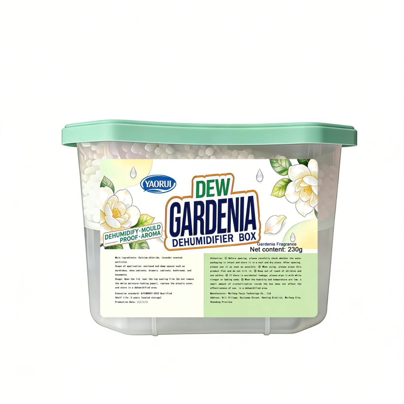 Luftentfeuchter-Box mit Gardenien-Duft, 230 g
