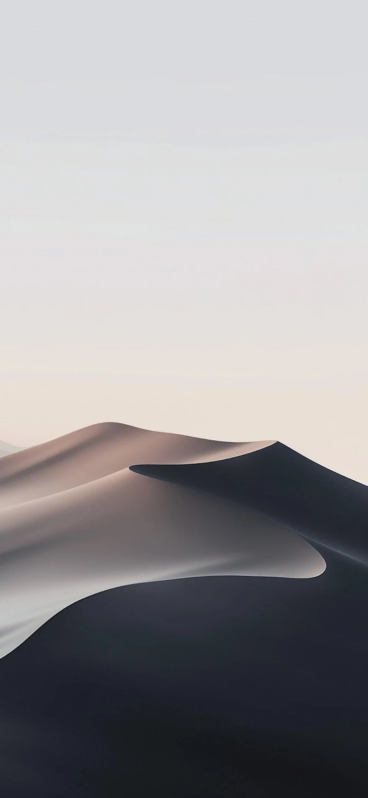 Minimalist Desert Sand Dunes - Minimalist Landscape iPhone Wallpaper (996x2160)