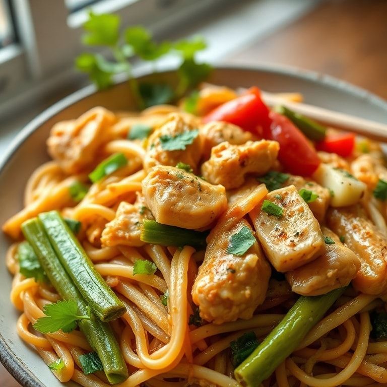 Easy Chicken Lo Mein Recipe Loaded with Veggies – Quick, Homemade Comfort Food