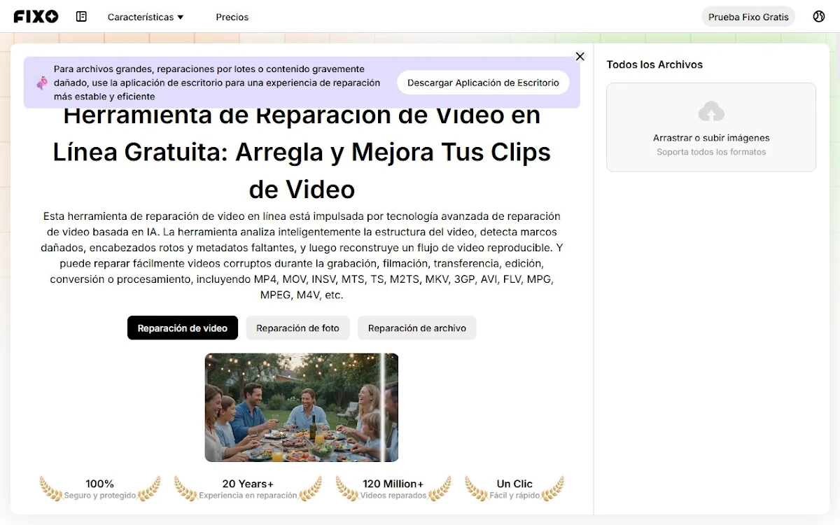 Captura de EaseUS Fixo