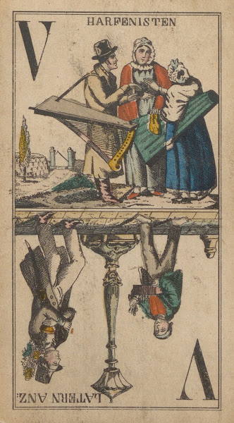 V Harfenisten  Latern Anz 1850