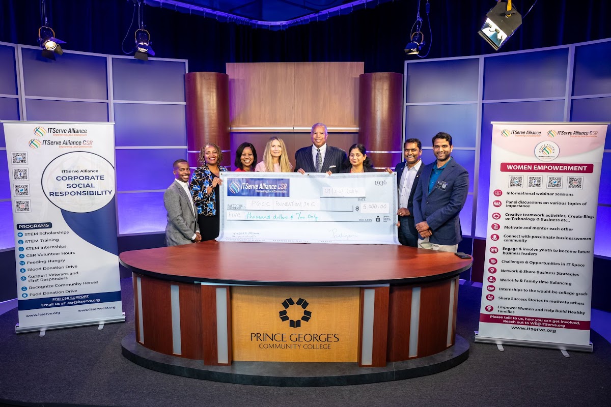 ITServe Maryland Chapter PGCC Foundation Donation Drive