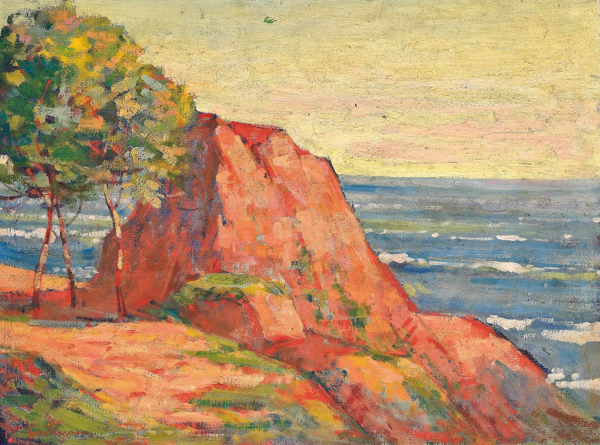 Les roches rouges à Agay circa 1915