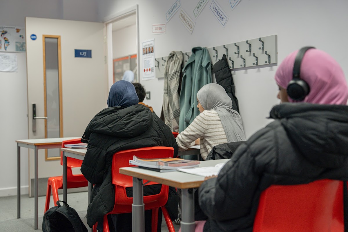 Older students during an Islamic Studies class