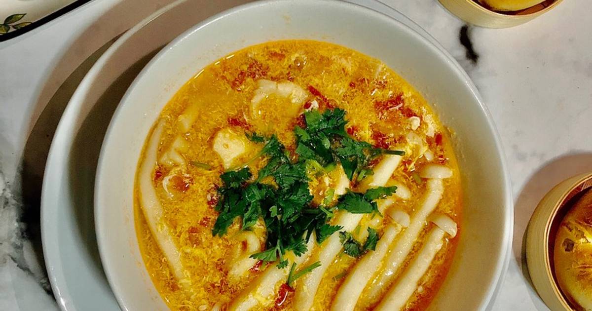 Súp nấm cà chua trứng 🥚 🍄 🍅