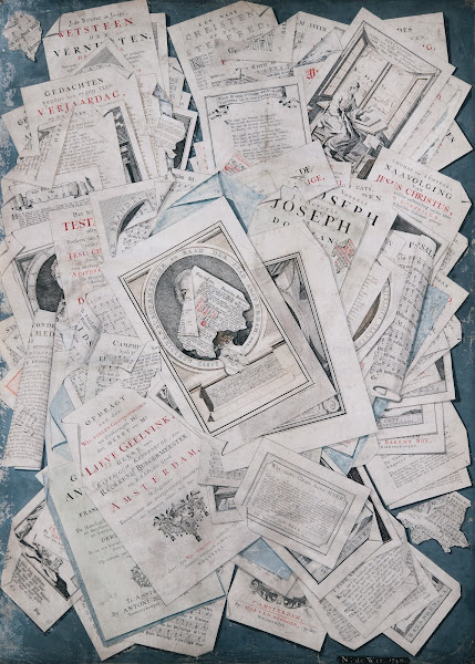 Printed Pages Trompe lOeil 1740