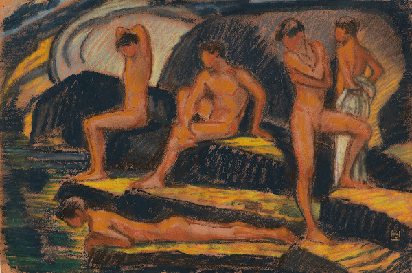 Badende Jungen 1915