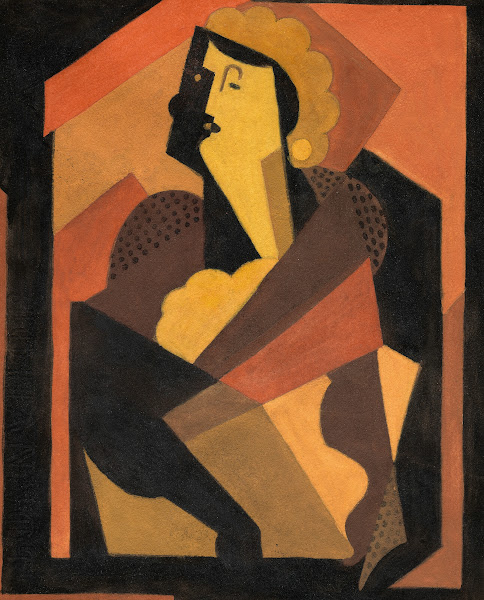 La femme au gant noir circa 1920