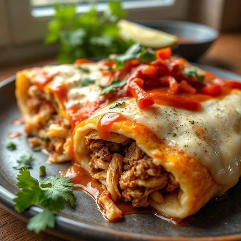 Shredded Beef Enchiladas Recipe – Easy Homemade Mexican Comfort Food finished