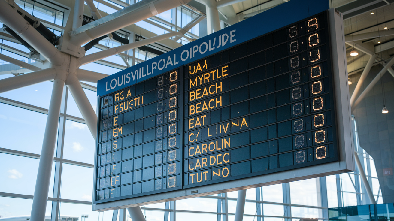 Airlines Flying Louisville, KY to Myrtle Beach, SC