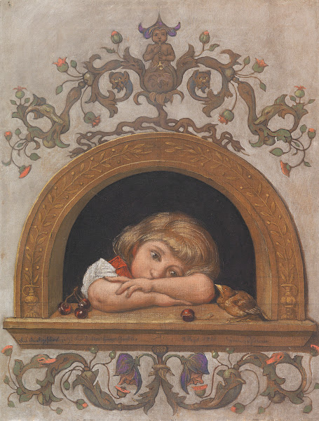 Ella am halbrunden Fenster 1887