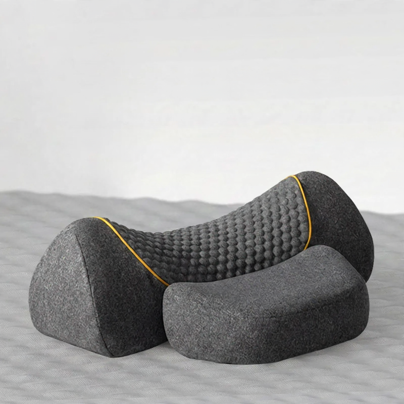 Memory foam neck support pillow with heating function