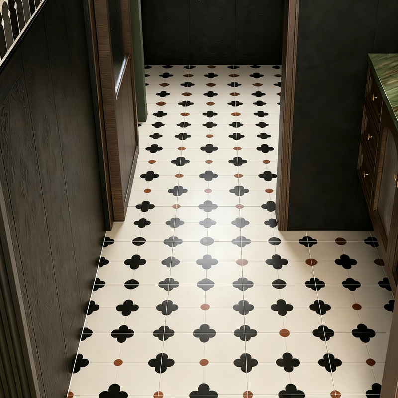 Marble Floor Sticker, Self-Adhesive
