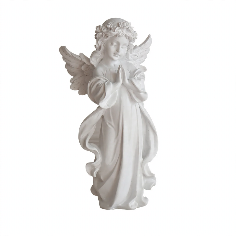 Miniature Angel Figure Made of Resin, Desk Decoration