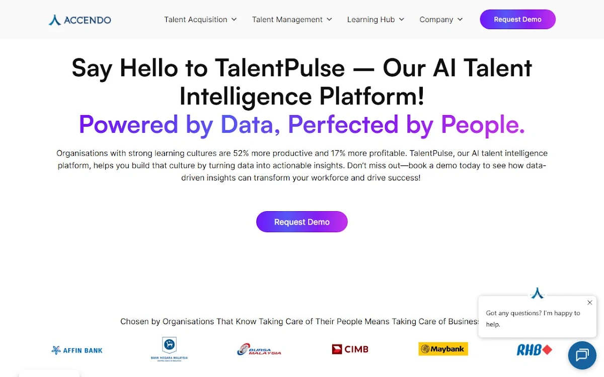 Captura de TalentPulse