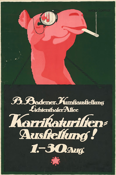 Baden Badener Kunstausstellung Karrikaturisten Ausstellung 1914