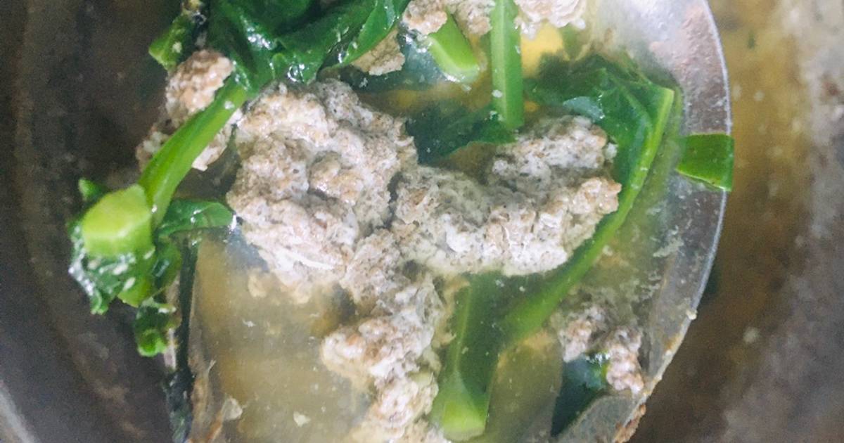 Canh mồng tơi cua đồng