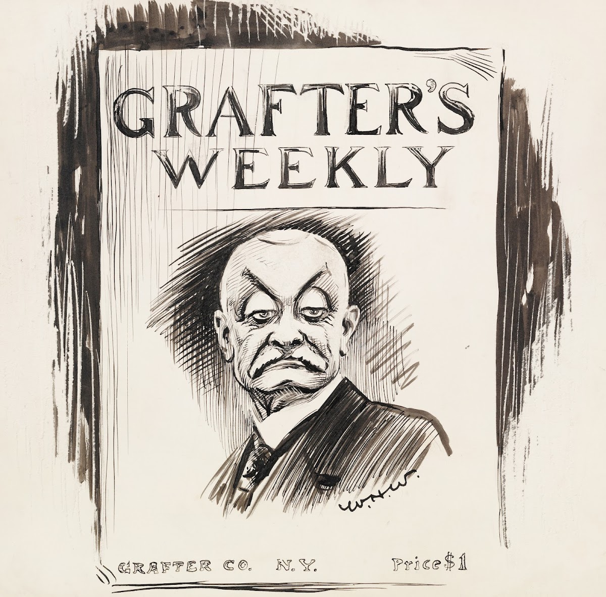 Image of a magazine titled Grafters Weekly published in Grafter Co NY with the i
