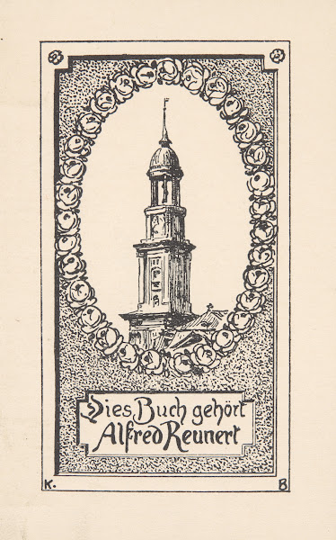 Alfred Reunert  ekslibris 1900 1920