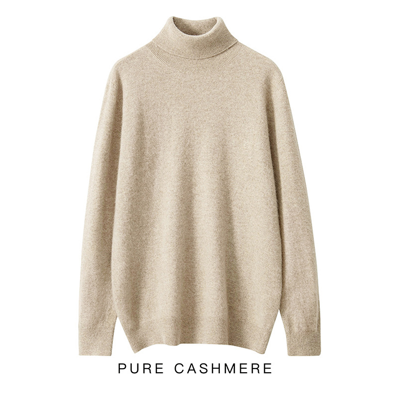Men's turtleneck sweater made from 100% pure wool
