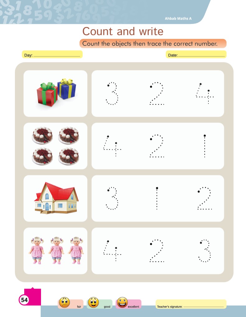 Maths/Let's Start Countdown Book A - Activity Book