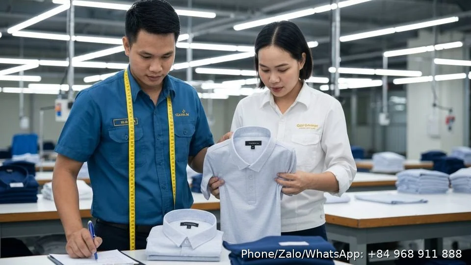 Business Polo Shirt - Gold Garment Vietnam
