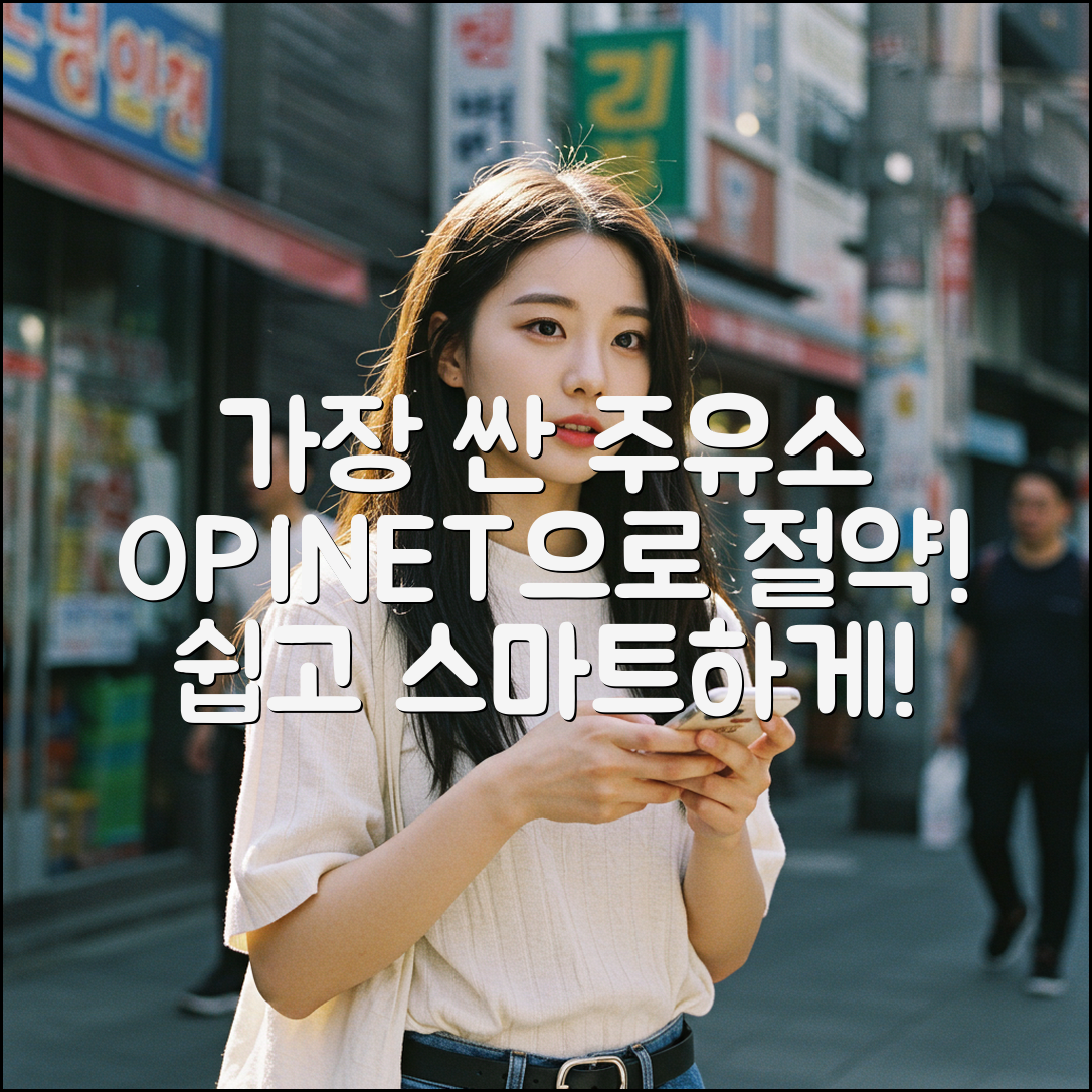 가장 싼 주유소 찾기: OPINET으로 쉽게 기름값 절약하는 방법