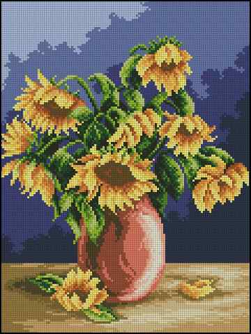 CMP 170077 Sunflowers Vase