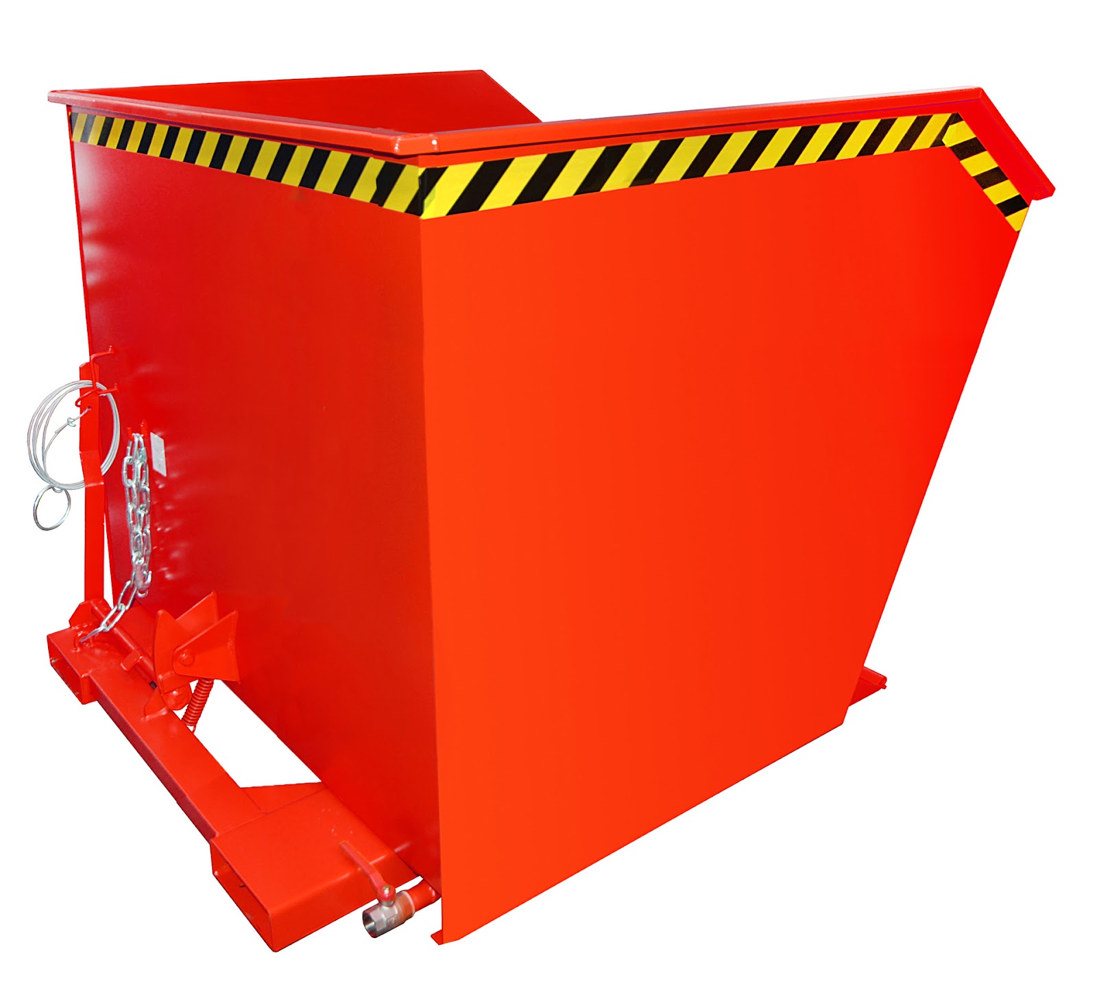 Spaander-kiepcontainer SGU 200, gelakt, Vuurrood