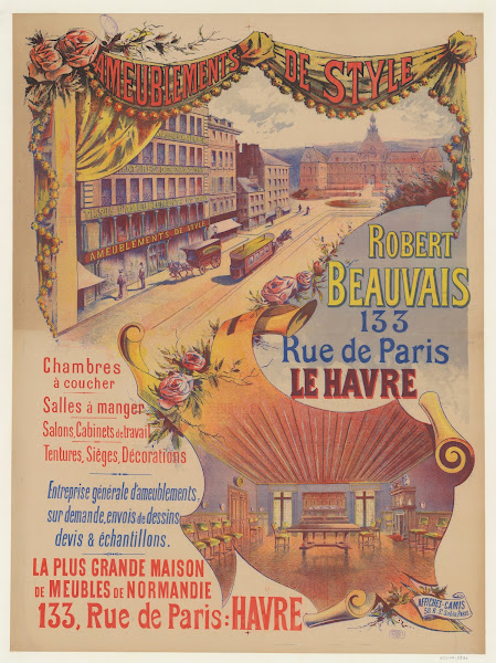 Ameublements de style Robert Beauvais 133 rue de Paris Le Havre 1892