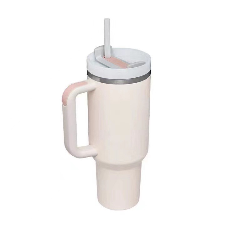 Insulated mug 40oz, stainless steel, with handle
