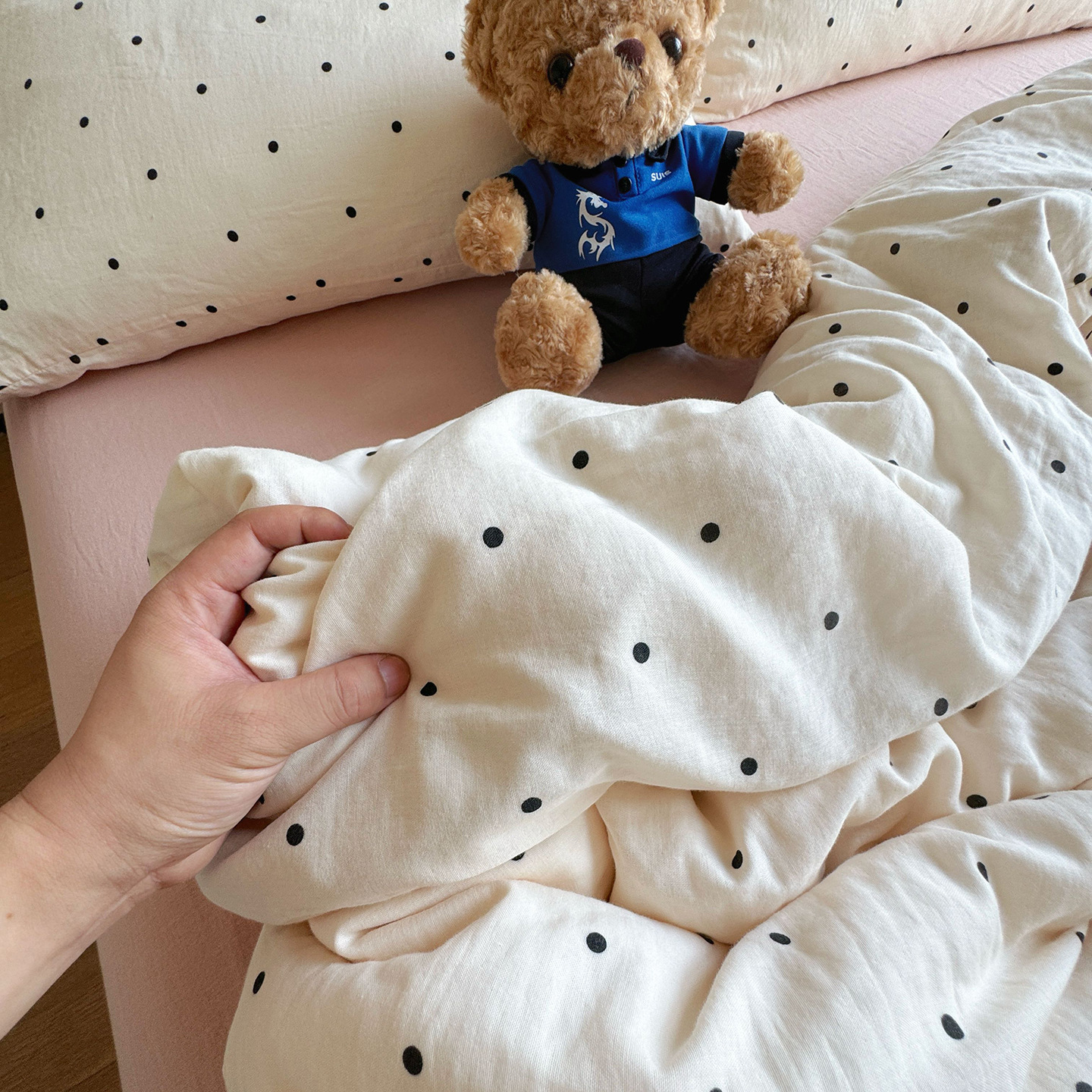 Cotton muslin bedding, 100% cotton