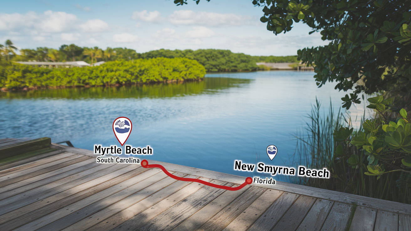 Distance and Travel Tips: Myrtle Beach to New Smyrna Beach