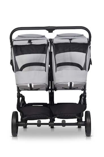Stroller for twins Easy-Go Echo 2024 gray
