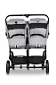 Stroller for twins Easy-Go Echo 2024 gray