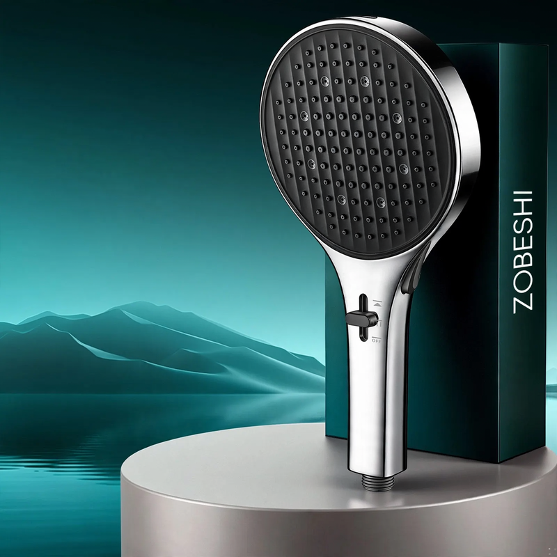 Pressure-balanced showerhead, large panel