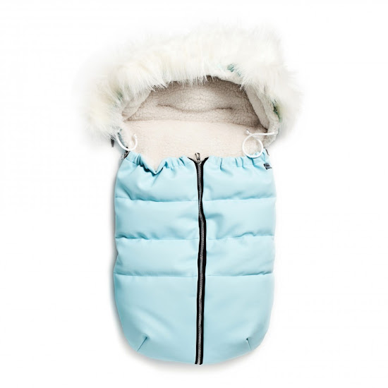 Envelope for stroller Twins Voyage Eco (fur) light blue