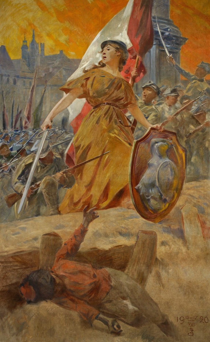 Allegory of the victory in 1920 1920