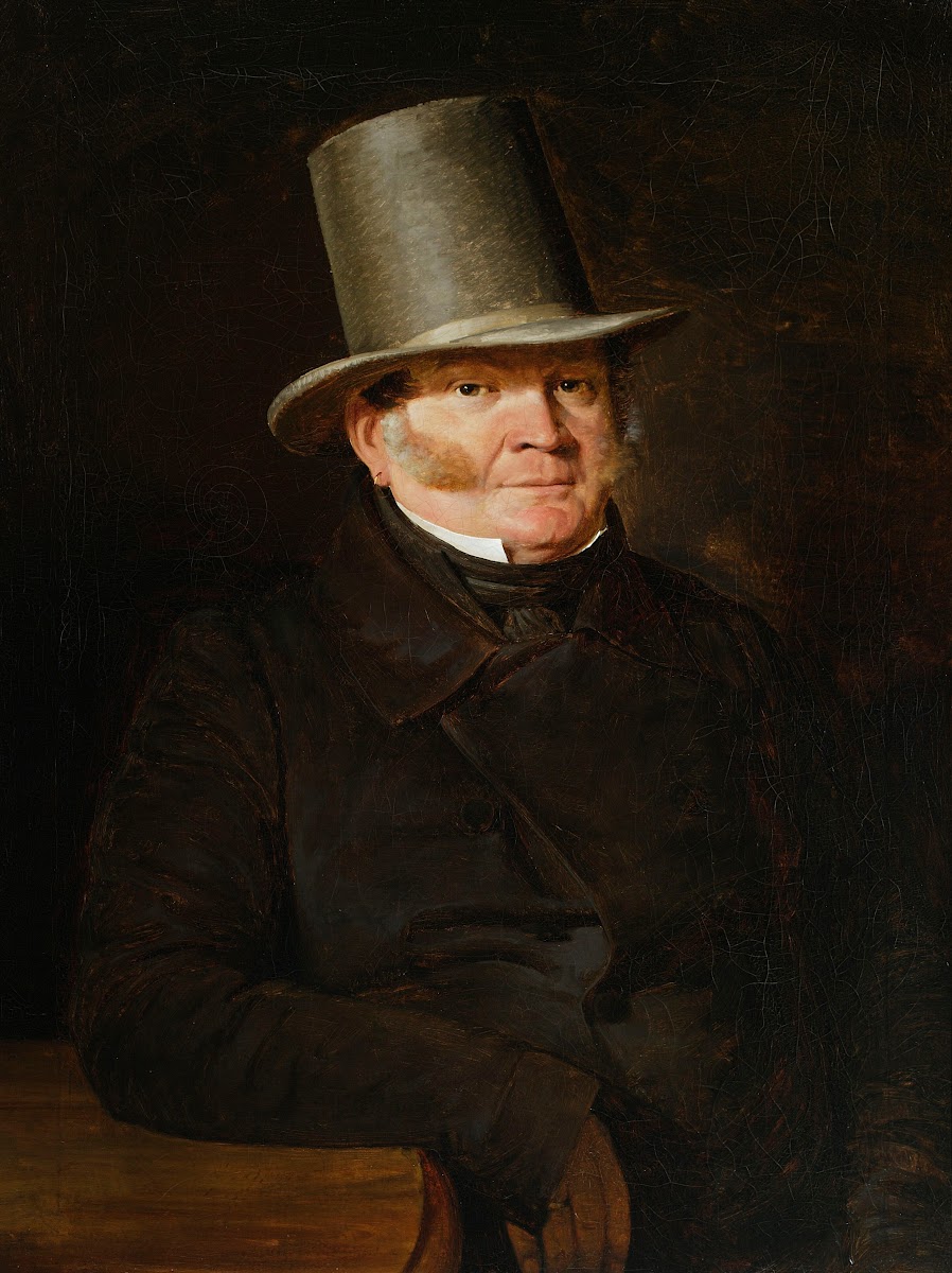 Portrait of Paweł Pellizzaro owner of a store with prints in Warsaw 1838