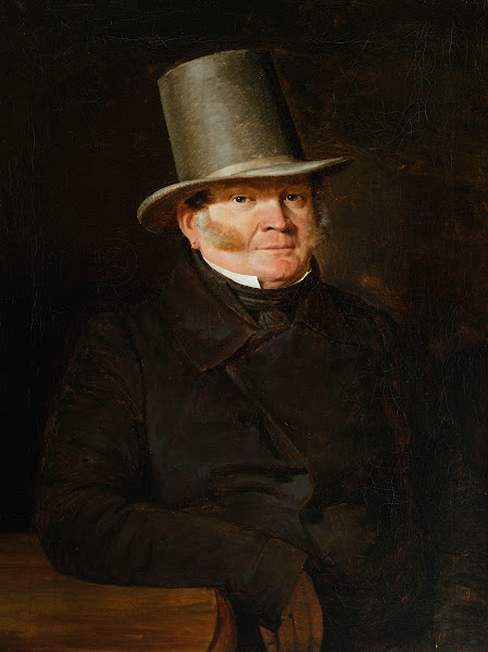 Portrait of Paweł Pellizzaro owner of a store with prints in Warsaw 1838